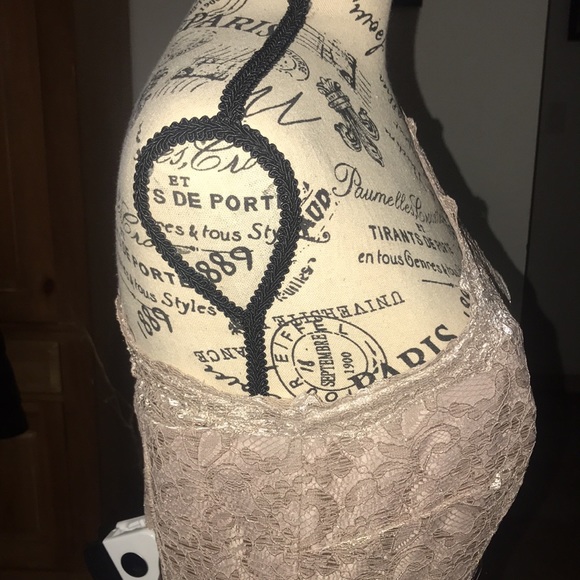 Beautiful Gold and Champagne “DAVID BRIDALS” Gown - Picture 6 of 14